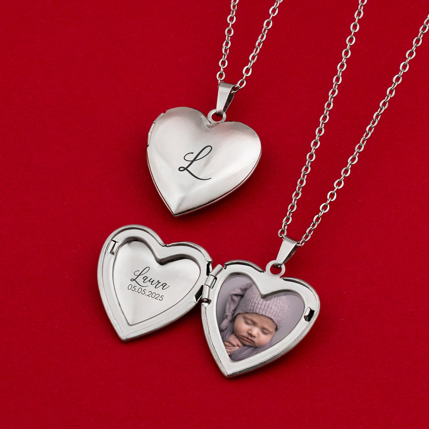 HEART LOCKET | Baby Initial - MILA CANTES