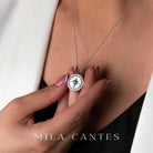 LUNA LOCKET | My Baby | Sterling Silver - MILA CANTES