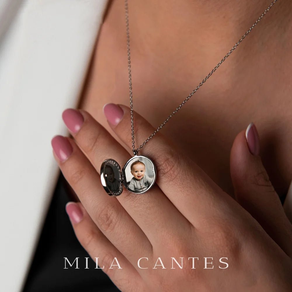 LUNA LOCKET | Photo | Sterling Silver - MILA CANTES